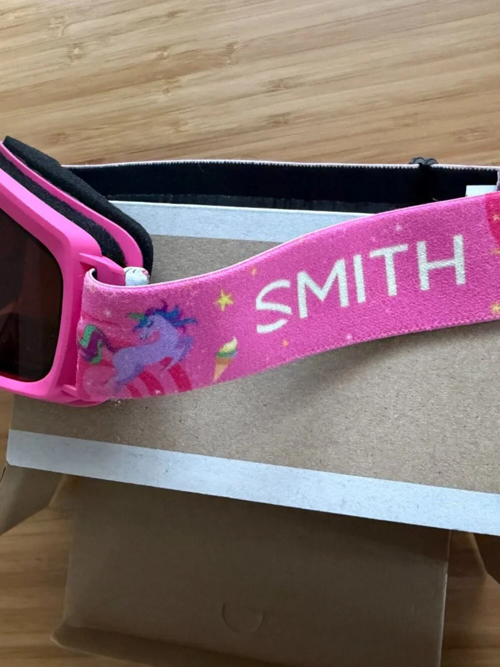 Smith Optics KID'S Pink Unicorn Ski & Snowboard Goggle EUC
